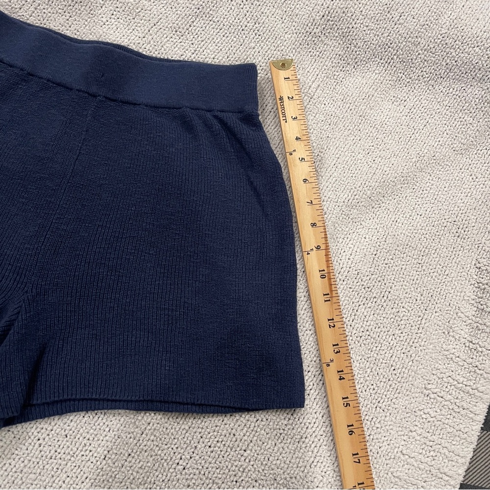 Free people Free-est Women's Blue knit Shorts M - Picture 3 of 8